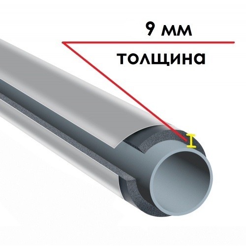 Трубка K-FLEX 09x025-1 ST IC CLAD SR