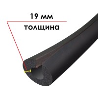 Трубка K-FLEX 19x133-1 ST IN CLAD black