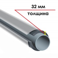 Трубка K-FLEX 32x102-1 ST IC CLAD SR